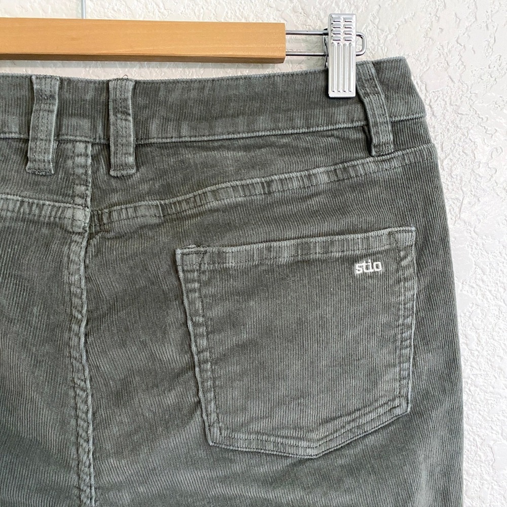 Stio Rivet Corduroy Pants Sage Green Gray Womens 10 Short Outdoor Hiking Camping - Picture 6 of 13